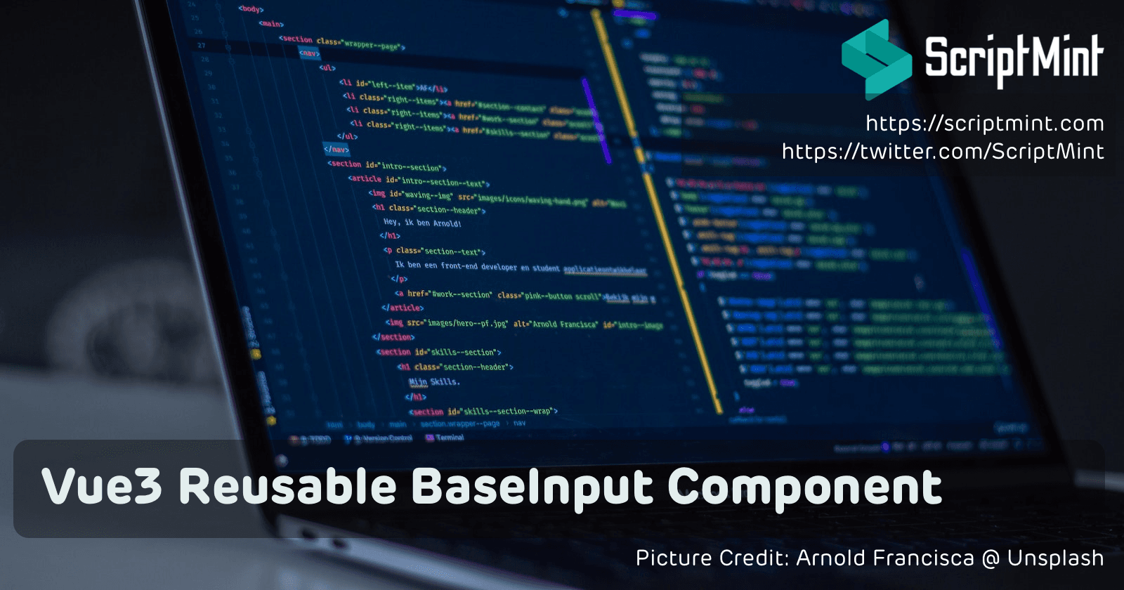 Vue3 Tailwind Form Components Part I - Reusable BaseInput Component
