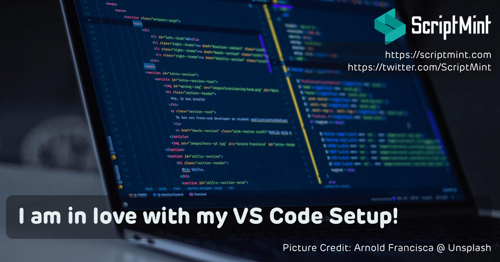 I am in love with my VS Code Setup!