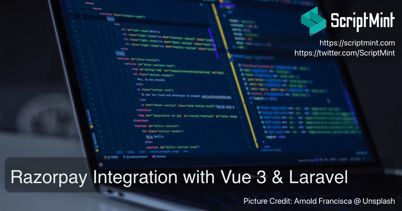 Integrate Razorpay Payment Gateway with Vue 3 and Laravel